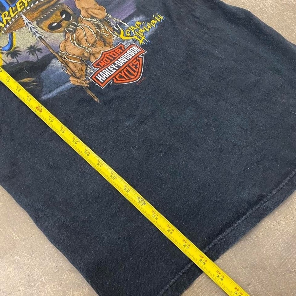 Vintage Harley Davidson Hawaii Big Island Kona 2000s Biker Longsleeve Shirt M - Picture 7 of 7